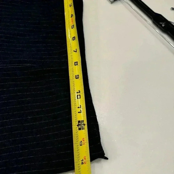 J. McLaughlin woman’s wool dark grey pinstripe dress pants size 4 - Picture 4 of 8